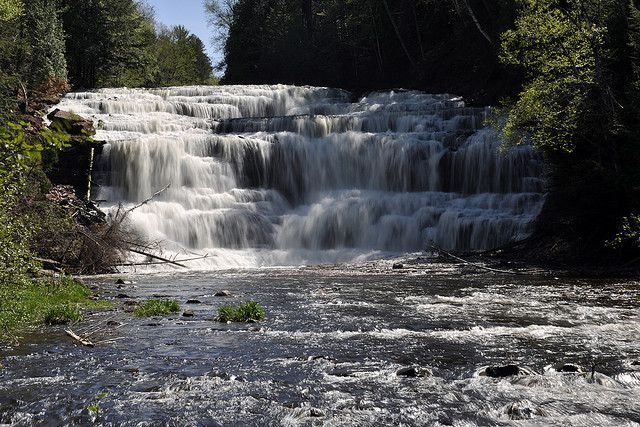 The Agate Falls Scenic Site is a waterfall and state park located in southeastern Ontonagon County, Michigan.
