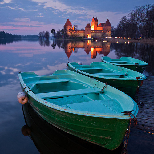 Lake Castle, Trakai, Lithuania
