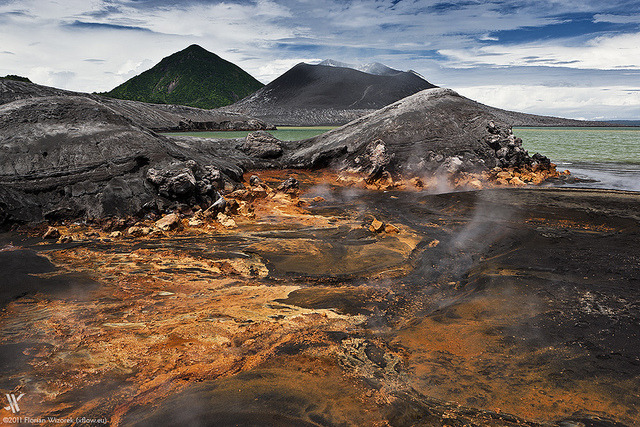 by xflo:w Berlin on Flickr.Hot Springs near Tavurvur volcano - Rabaul Caldera, Papua-New Guinea.