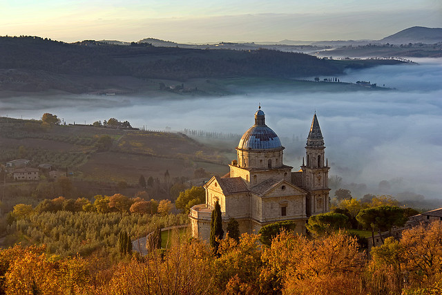by Giuseppe Toscano on Flickr.The Sanctuary of San Biagio in Montepulciano - Tuscany, Italy.