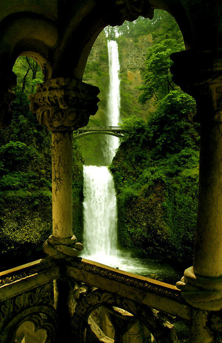 Double Waterfall, Oregon