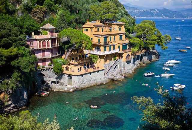 by Mohamed Haykal on Flickr.Welcome to Portofino on the Italian Riviera.