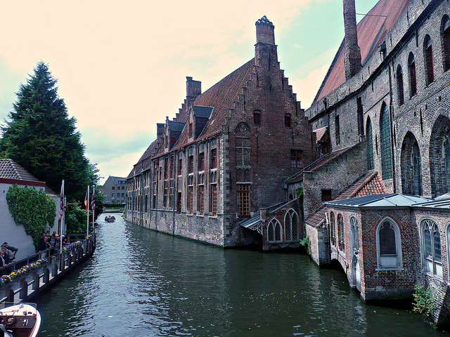 by G-E-M on Flickr.Along the canals of Bruges in Belgium.