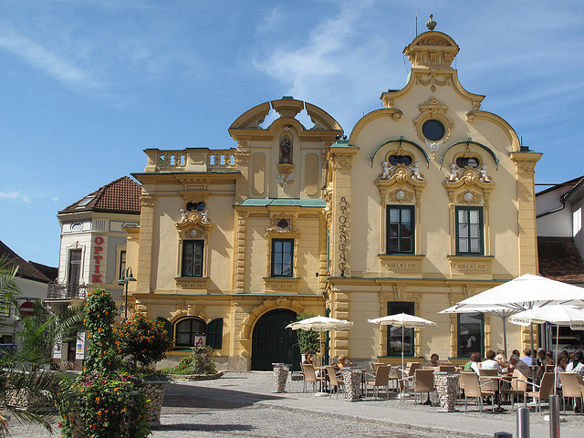 by Andra MB on Flickr.Town Square in Hartberg, a beautiful small town in Styria, Austria.