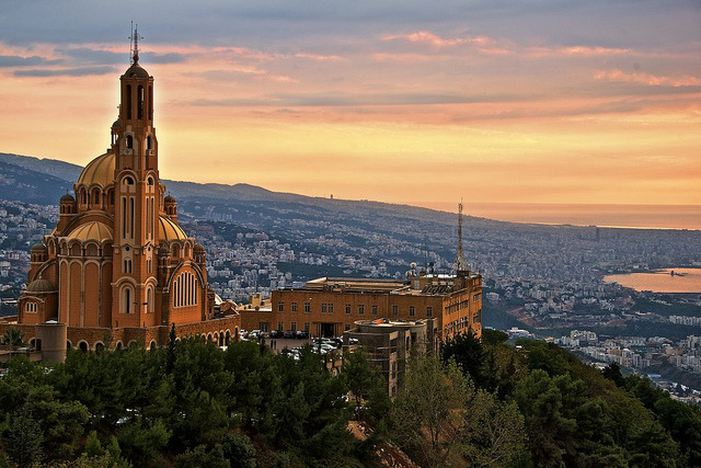 by Bernardo Ricci Armani on Flickr.St. Paul Cathedral on the top of Beirut, Lebanon.