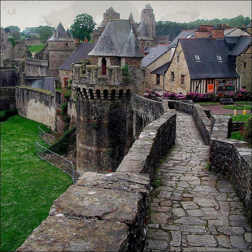 Castle Ramparts, Fougeres, France