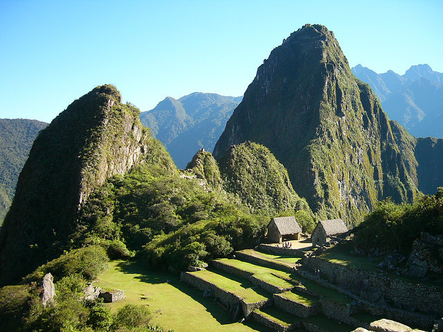Early morning view from Machu Picchu, Peru