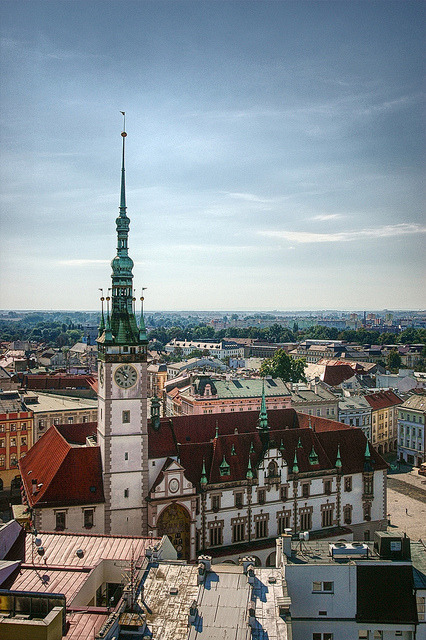 View from the Church of Saint Maurice, Olomouc, Czech Republic