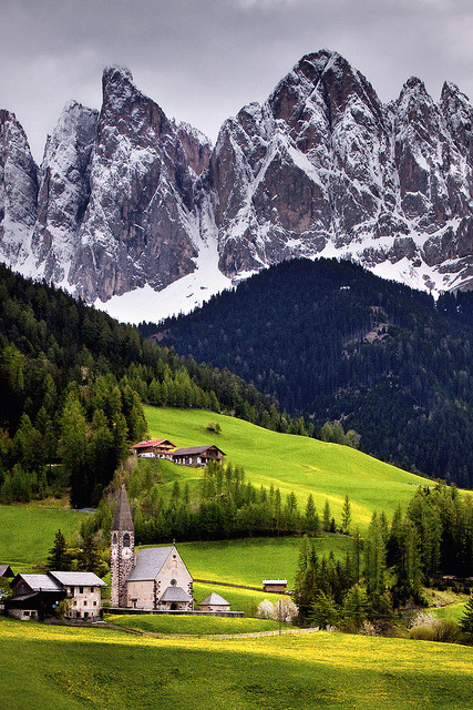Mountain Village, Val di Funes, Italy
