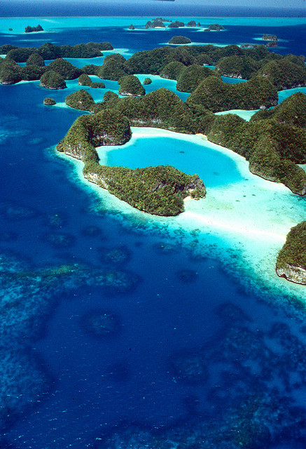 The Rock Islands in Palau, Micronesia