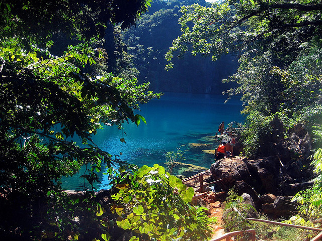 Entrance to Kayangan Lake, Palawan, Philippines