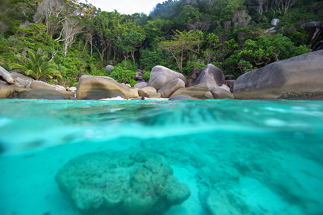 Secret Cove in Similan Islands, Thailand