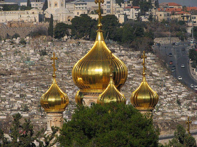Russian Orthodox Church of Mary Magdalene, Jerusalem, Israel