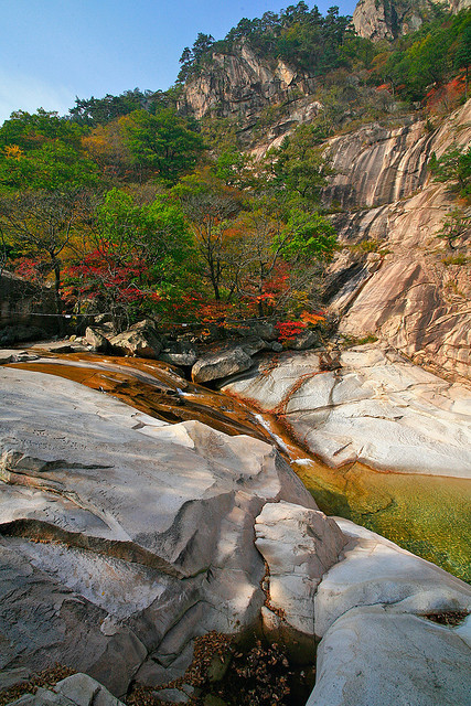 Hiking in Seoraksan National Park, South Korea