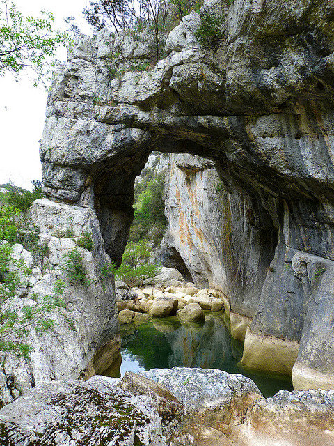Le Ravin des Arcs in Gorges du Lamalou, southern France