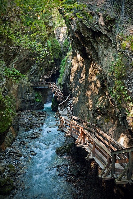 Canyon Path, Fieberbrunn, Tyrol, Austria
