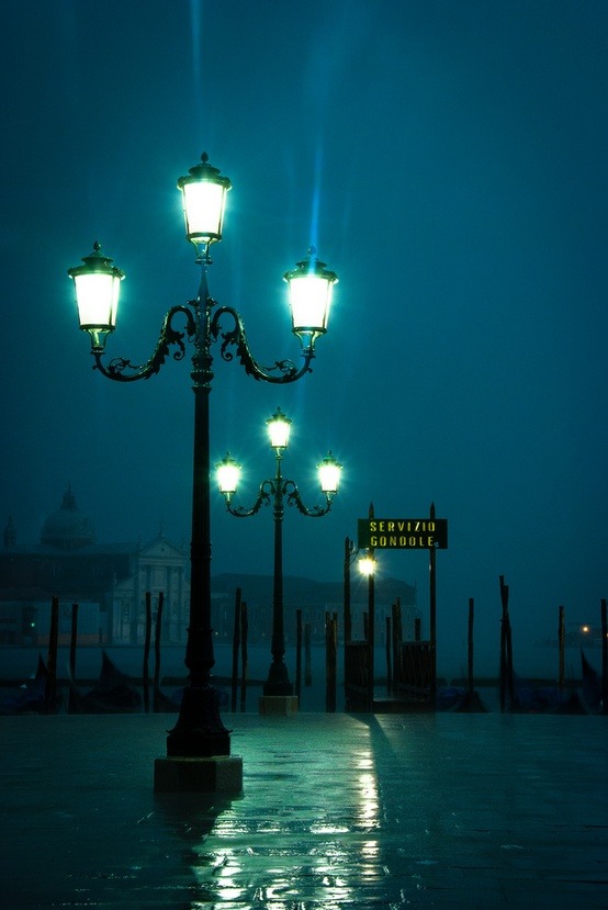 Rainy Night, Venice, Italy