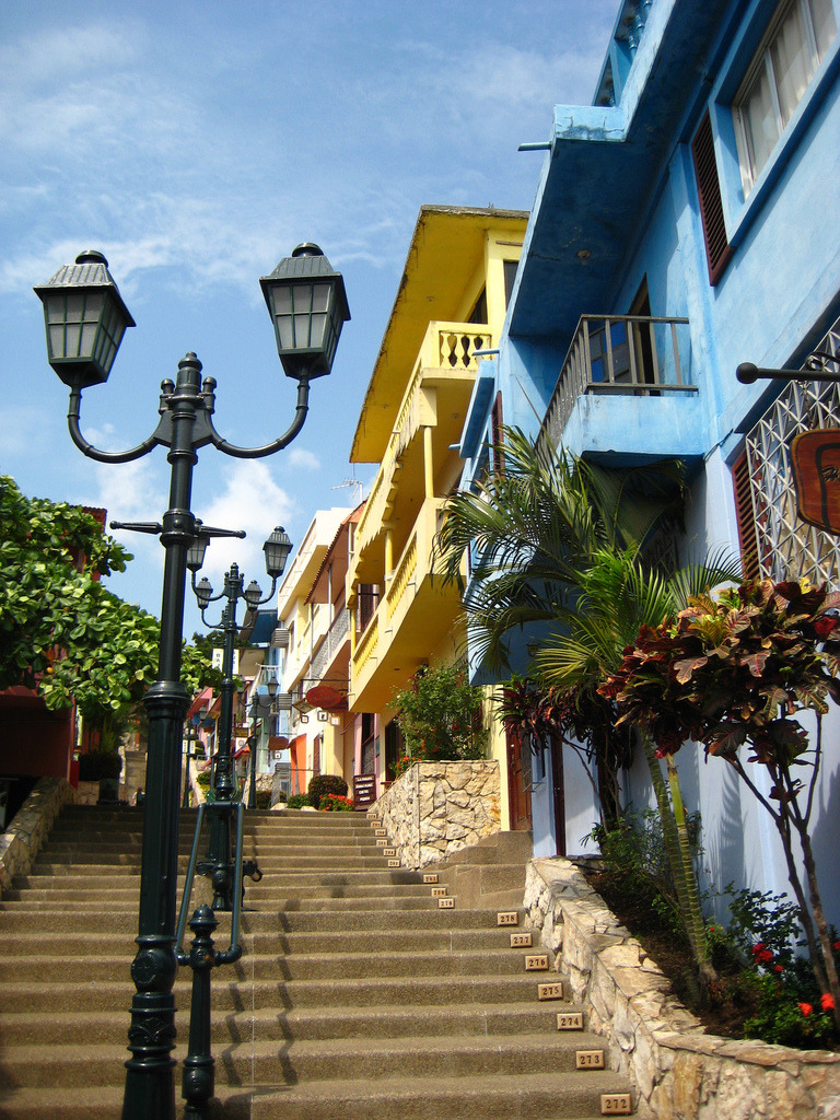 Las Penas District in Guayaquil, Ecuador