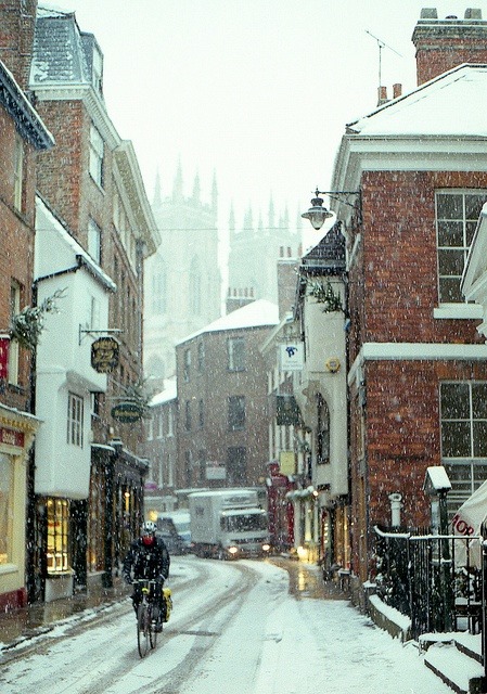 Snowy Day, York, England