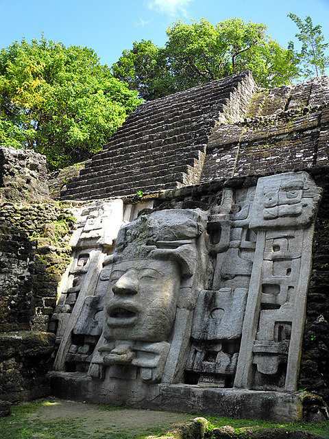The Mayan ruins of Lamanai, Belize