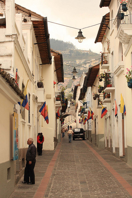 Calle La Ronda in Quito, Ecuador