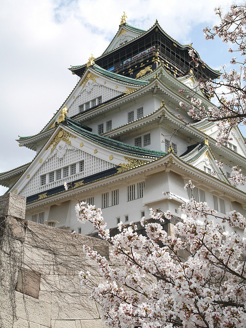 Spring at Osaka Castle, Japan