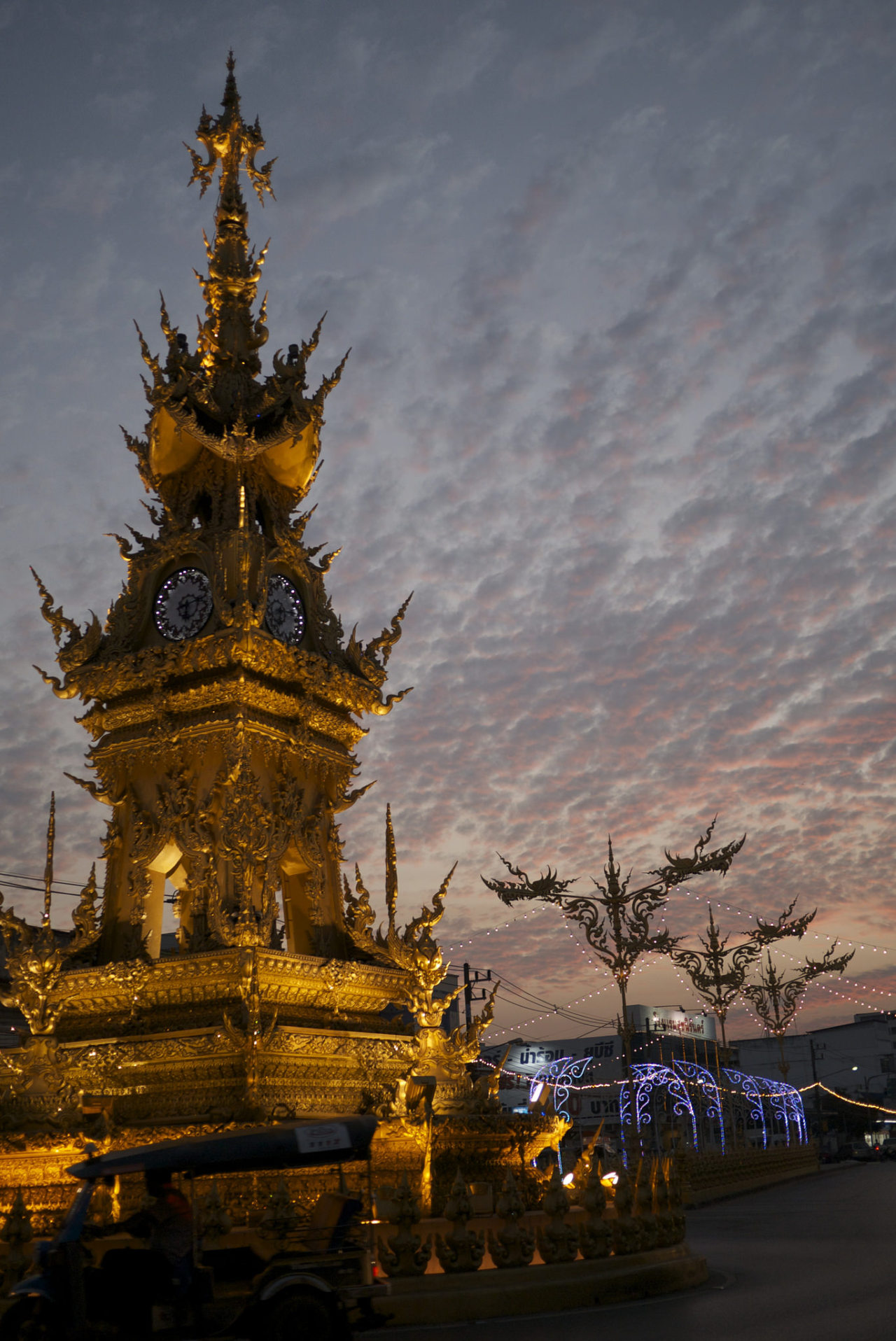 Chiang Rai at dusk / Thailand